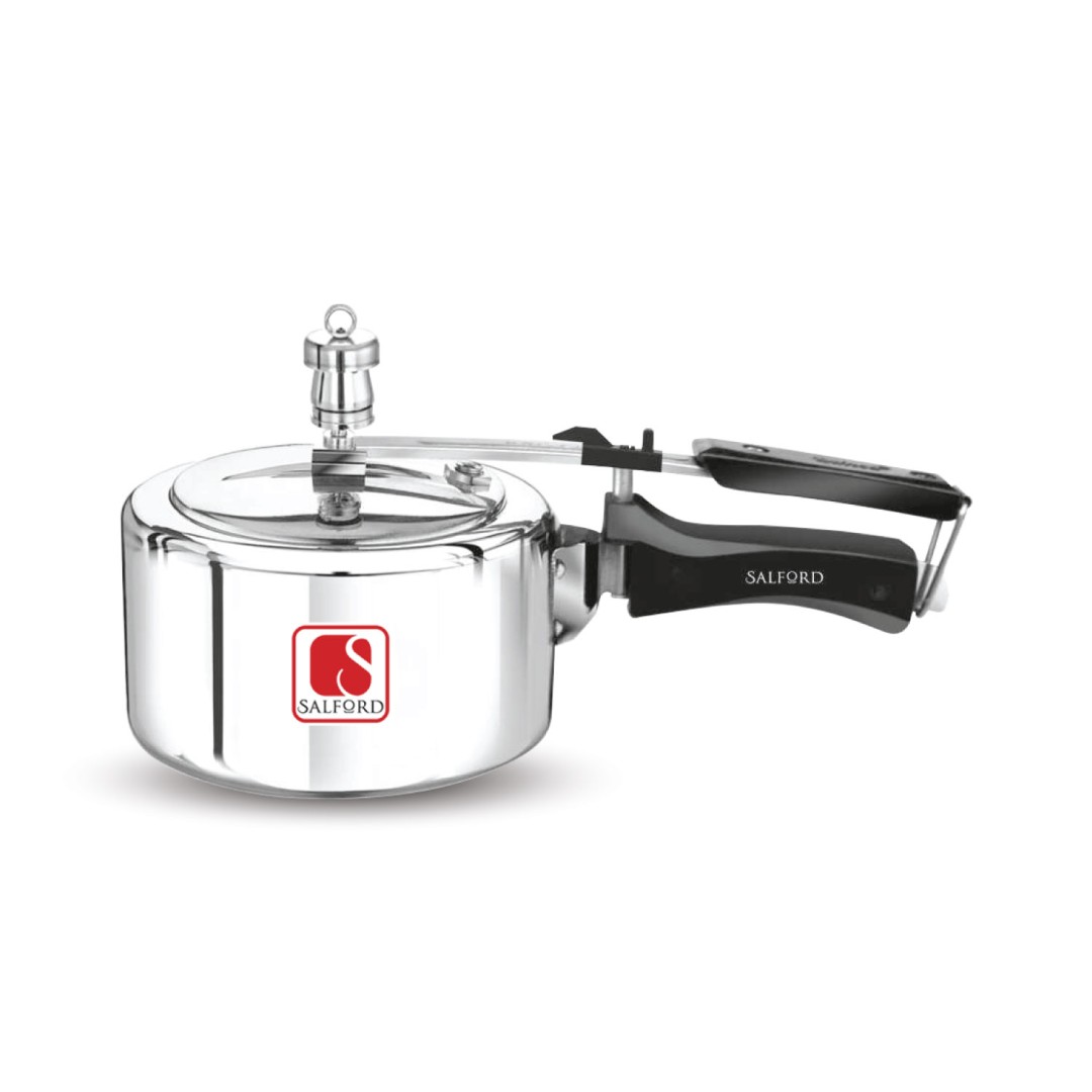 Aluminium Inner Lid Non - Induction Pressure Cooker , 1.5 Litre ,Silver