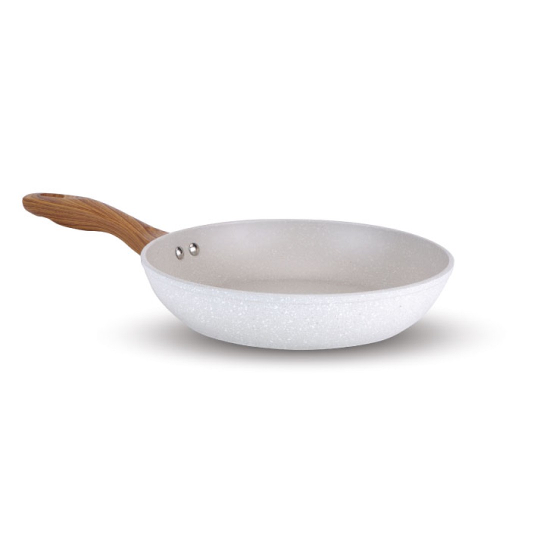 Forged Nonstick Frypan, Induction Compatible, White Spatter, 240 mm