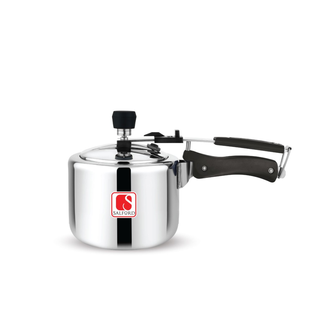 S-3 Triply Stainless Steel Inner Lid Pressure Cooker , 3 Litre , Silver